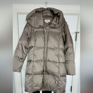 Michael Kors Women's Long Hooded Puffer Jacket